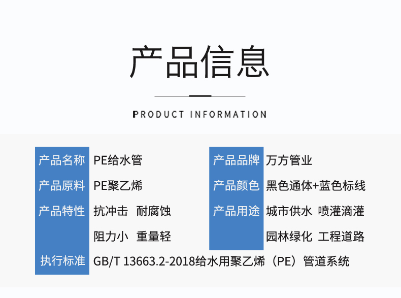 安徽萬方管業集團,PE管、MPP管、PVC管、PE給水管等管材