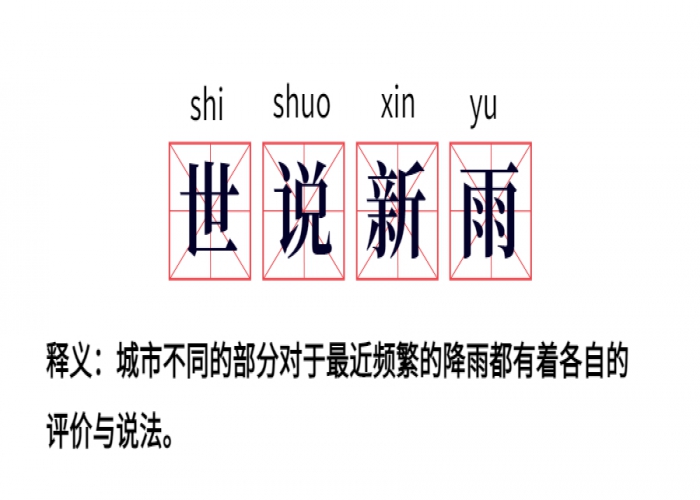 世說新“雨”｜ 春雨綿綿，聽聽你的城市在說啥？